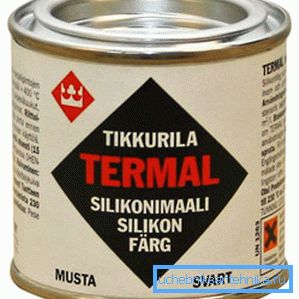 In the photo - silicone thermal paint for radiators without the smell of In the photo - silicone thermal paint for radiators without the smell of