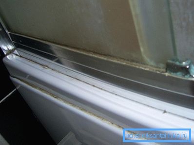 In the photo: accumulating on the surface and joints, the plaque makes the appearance of the structure untidy In the photo: accumulating on the surface and joints, the plaque makes the appearance of the structure untidy