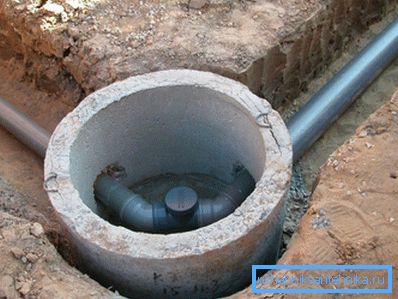 In the photo - an external sewage manhole. In the photo - an external sewage manhole.