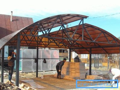 In the photo - the construction of the frame In the photo - the construction of the frame