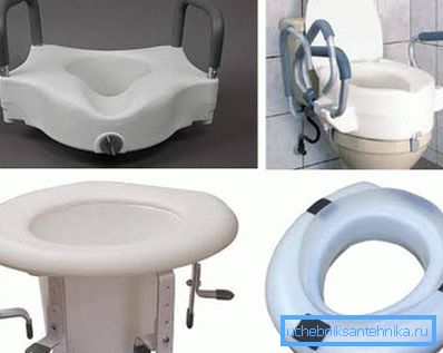 In the photo - special sanitary facilities for the toilet In the photo - special sanitary facilities for the toilet