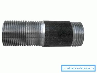 In the photo - steel sgon, its pipe thread is 3 4 inches in mm on external O26.6 mm