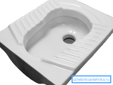 In the photo, the so-called “bowl of Genoa” used in public toilets In the photo, the so-called “bowl of Genoa” used in public toilets
