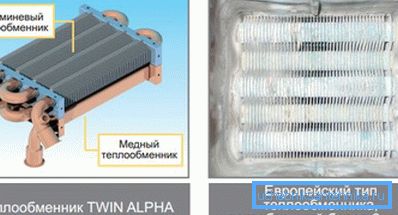 On the photo - heat exchanger from copper and steel. On the photo - heat exchanger from copper and steel.