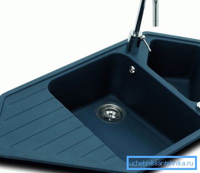 In the photo - a typical stone sink. In the photo - a typical stone sink.