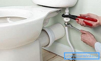 In the photo - a pipe that supplies water to the drain tank In the photo - a pipe that supplies water to the drain tank
