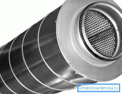 In the photo - a tubular muffler. In the photo - a tubular muffler.