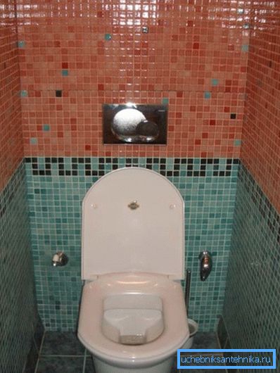 In the photo - the pipeline is hidden behind the false-wall In the photo - the pipeline is hidden behind the false-wall