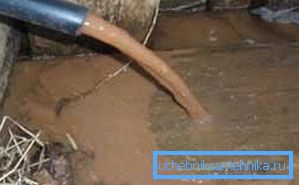 At the first stage of pumping the water will be not just dirty, but very dirty, but this is normal. At the first stage of pumping the water will be not just dirty, but very dirty, but this is normal.