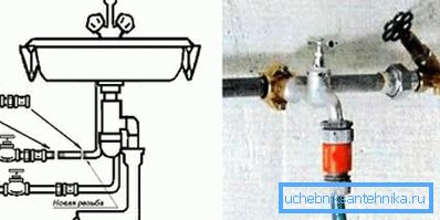 At the exit from the tap, you can adjust the filter for water purification At the exit from the tap, you can adjust the filter for water purification