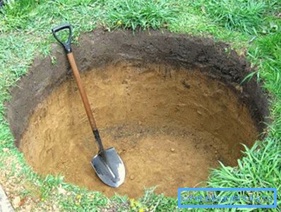 Begin with the excavation of a shallow pit.