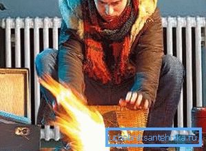 It is possible to heat the room not only with a gas boiler It is possible to heat the room not only with a gas boiler