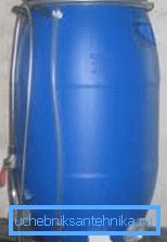 The heater can also be such a tank if it is hidden behind a partition.