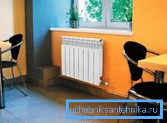 The most effective place for placing a radiator is under the window. The most effective place for placing a radiator is under the window.