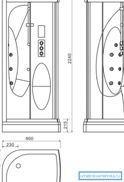 The most popular sizes of shower box The most popular sizes of shower box