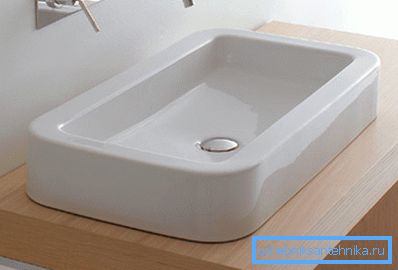 Laid on tank for hand washing Laid on tank for hand washing