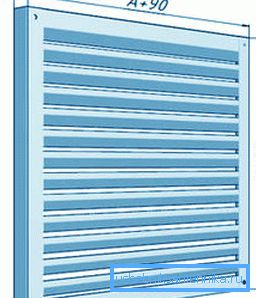 Overhead metal ventilation grilles Overhead metal ventilation grilles