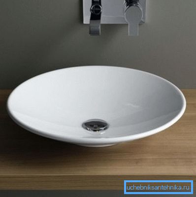Overhead sinks do not require a tie-in and can be installed directly on the countertop, which is very convenient in some cases. Overhead sinks do not require a tie-in and can be installed directly on the countertop, which is very convenient in some cases.
