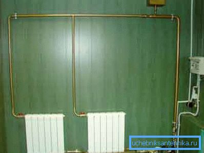 The presence of an open expansion tank at the top indicates natural circulation. The presence of an open expansion tank at the top indicates natural circulation.
