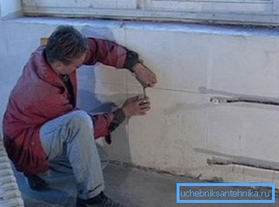 Marking for battery installation
