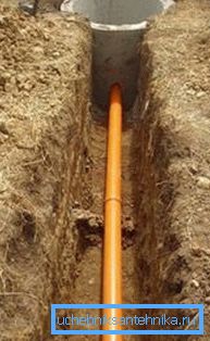 PVC outdoor sewage system