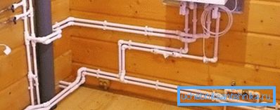 External distribution of cold water, hot water supply and heating with polypropylene External distribution of cold water, hot water supply and heating with polypropylene
