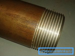 External pipe thread