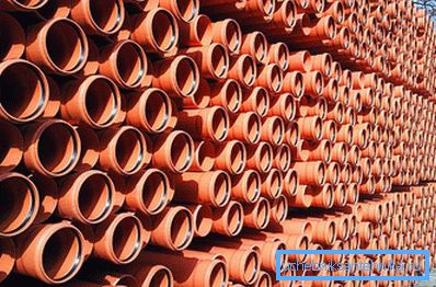 External sewer pipes