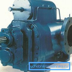 External rotary pump. External rotary pump.