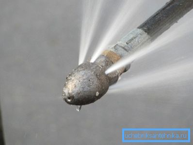 Nozzle for hydrodynamic washing Nozzle for hydrodynamic washing