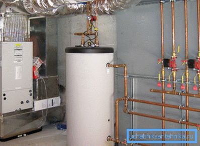Our choice is a cumulative DHW heater.