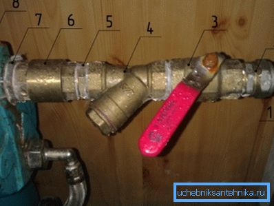 The pump is connected to the pipe from the well. The pump is connected to the pipe from the well.