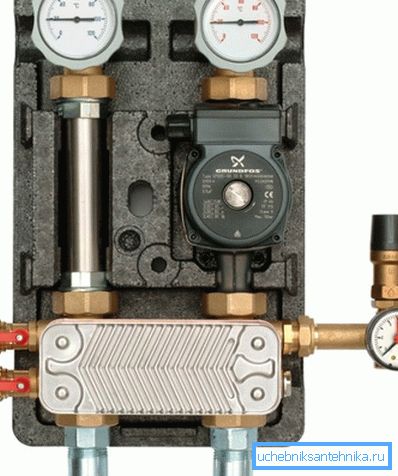 Pump and mixing unit Pump and mixing unit
