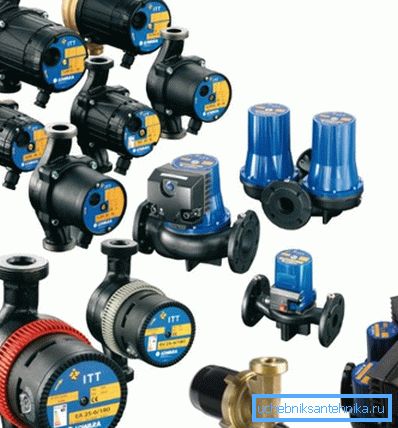 Pumps for home heating are available in a wide range.