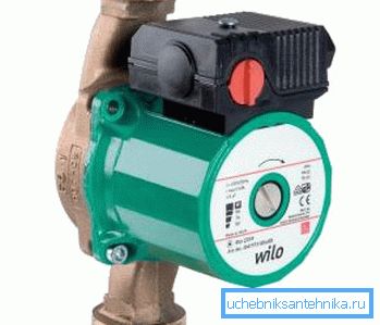 Wet-type pumps are installed in domestic heating systems Wet-type pumps are installed in domestic heating systems