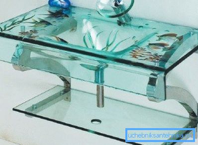 Wall mounted glass washbasin model Wall mounted glass washbasin model
