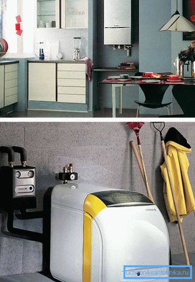 Wall and floor equipment for heating and water supply Wall and floor equipment for heating and water supply