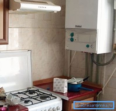 Wall gas boiler - a means of obtaining heat for supply to radiators. Wall gas boiler - a means of obtaining heat for supply to radiators.