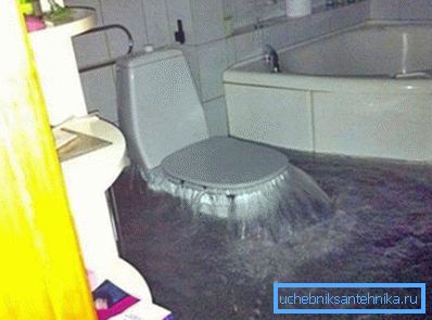 Do not use the tank, otherwise the flood is guaranteed.