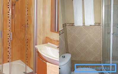 The small sizes of compact shower cabins, allow them to settle down conveniently in the small-sized combined bathrooms The small sizes of compact shower cabins, allow them to settle down conveniently in the small-sized combined bathrooms