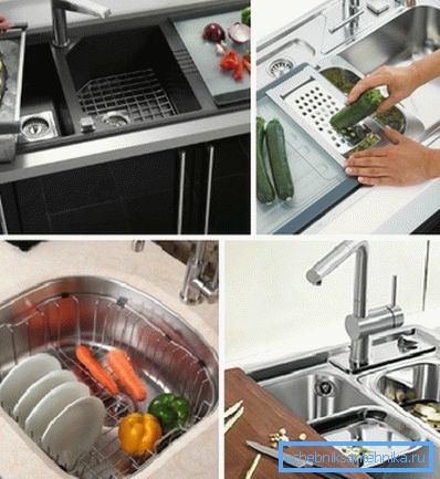 Some gadgets allow you to produce a whole range of additional work, which is related both to washing dishes and cooking Some gadgets allow you to produce a whole range of additional work, which is related both to washing dishes and cooking