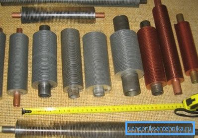 Some varieties of such tubes, differing in diameter, design and material used for the manufacture Some varieties of such tubes, differing in diameter, design and material used for the manufacture