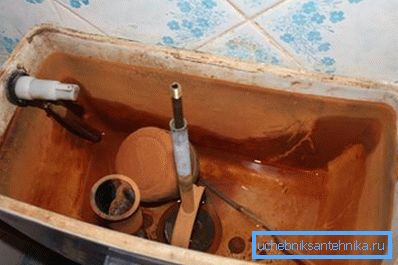 Improper operation of the cistern is a source of great headache for the owner. Improper operation of the cistern is a source of great headache for the owner.