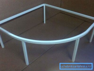Unregulated corner support with rounding Unregulated corner support with rounding