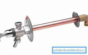 Non-freezing faucet. Non-freezing faucet.
