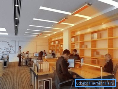 Heaters create a local comfort zone