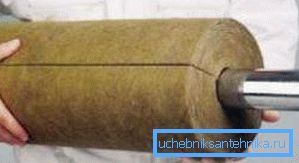 Wrapping insulating material