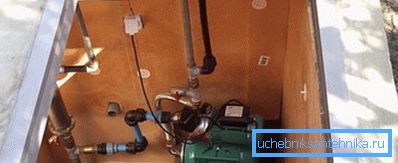 Equipment for tying wells in a suburban area Equipment for tying wells in a suburban area