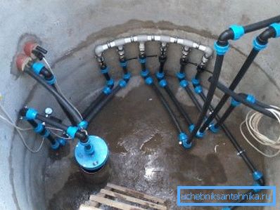 Equipment for lifting water and feeding it into the house Equipment for lifting water and feeding it into the house