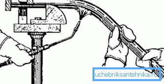 Processing of the workpiece with warming up Processing of the workpiece with warming up